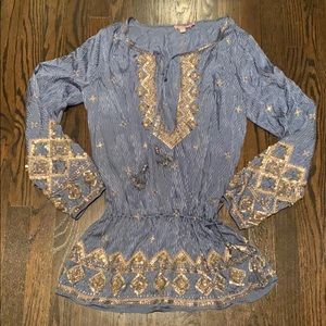 Calypso St. Barth beaded tunic